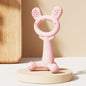 Silicone Rabbit Shape Teething Toy for Baby 11.5cm 2 Pack 10