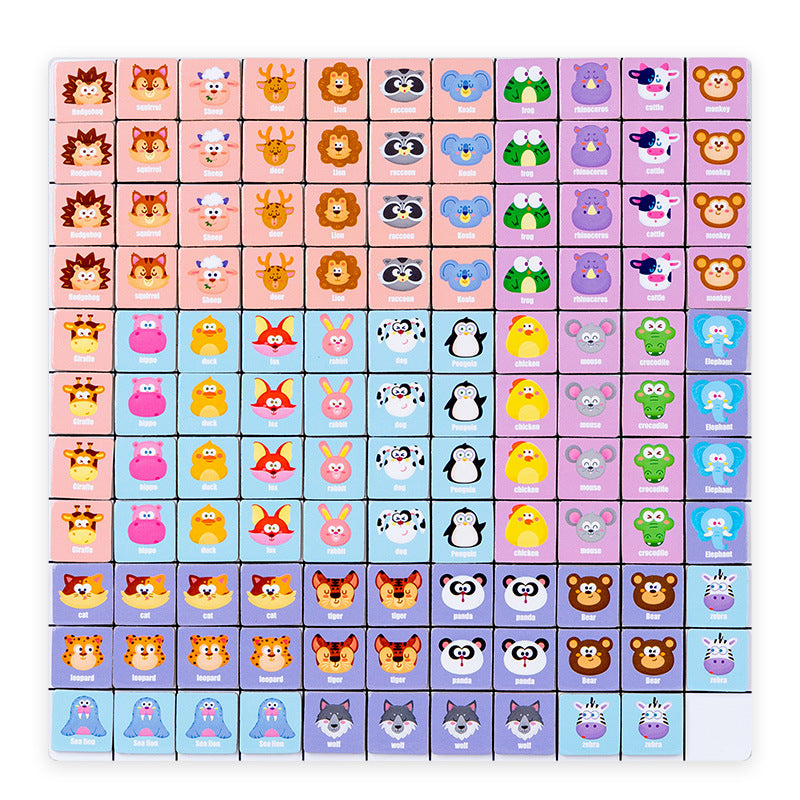 Wooden Magnetic Animal Montessori Toys Educational Board 30cm 4