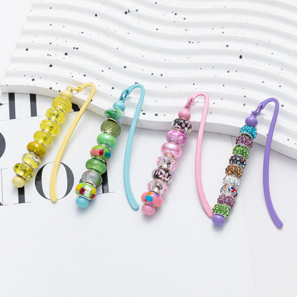 Beadable Bookmark Metal Creative DIY Metal Bookmark Craft Supplies 4