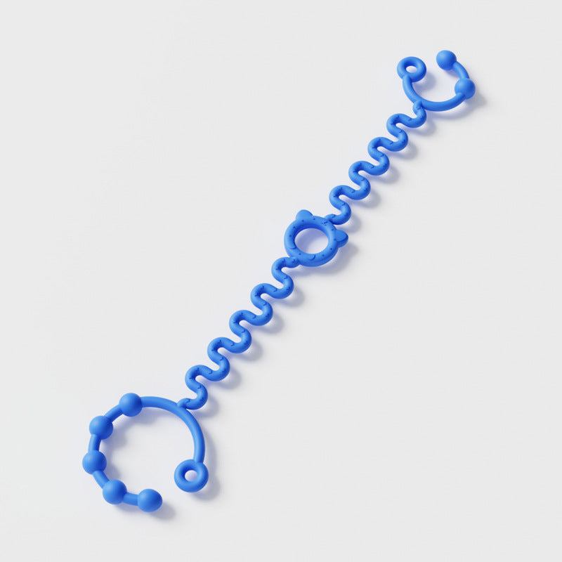 Silicone Baby Teething Toy Chain with Anti Drop Feature 11