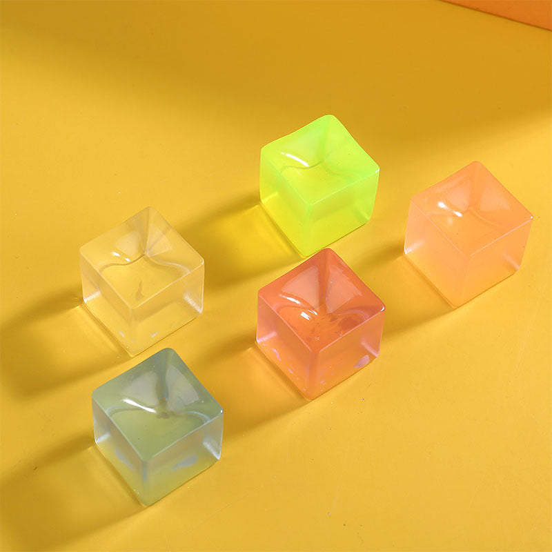 TPR Squishy Ice Cube Squeeze Toy Soft Sensory Squishy Toy 2
