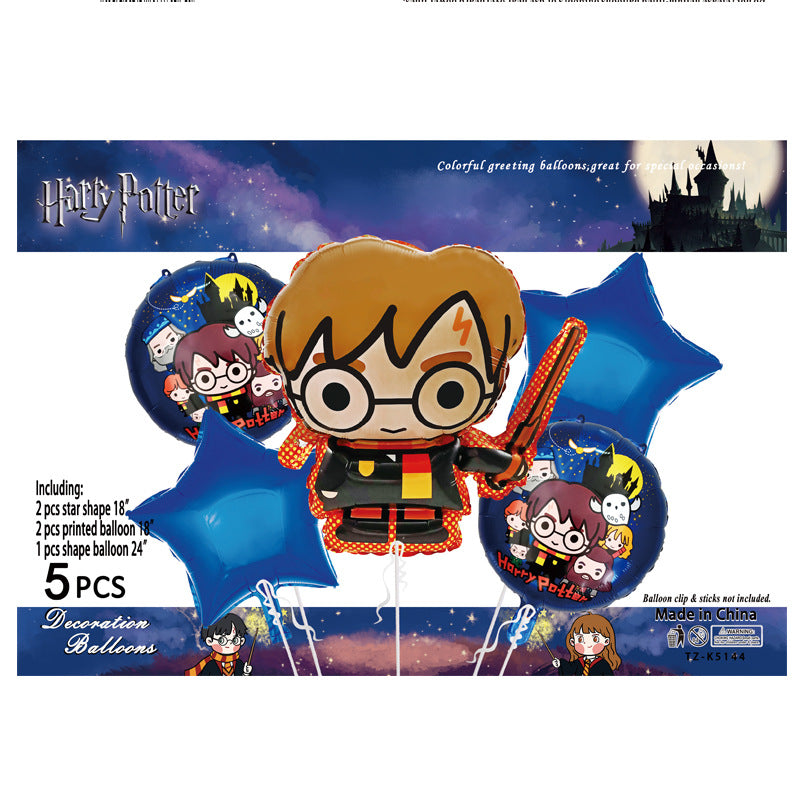 Cartoon Character Foil Balloon Set Kids Party Decoration 2 Sets 56
