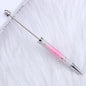 UV Plating Starry Sky Sequins Gradient Beadable Ballpoint Pens DIY Craft Supplies 9