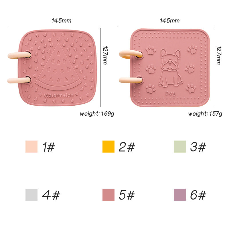 Silicone Teething Toy Animal and Fruit Book for Baby 2