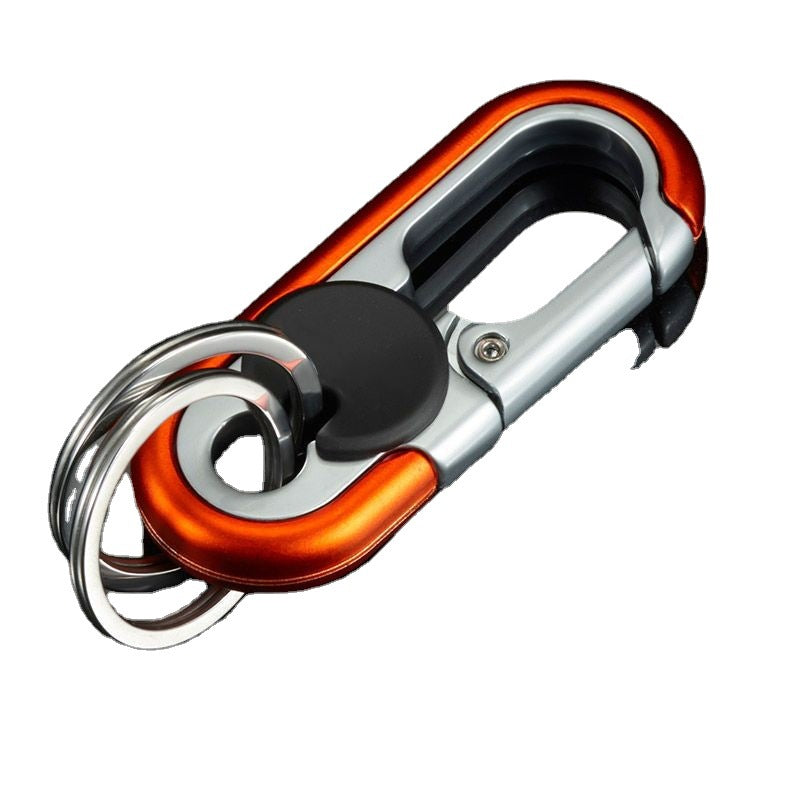 Zinc Alloy Metal Carabiner Keychain Durable Car Key Holder 5