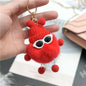 Small Monster Pom Pom Doll Keychain Plush Charm Accessory 9