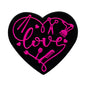 20Pcs Silicone Focal Beads Love Hair Salon Heart Shape with Hair Tool Design 10