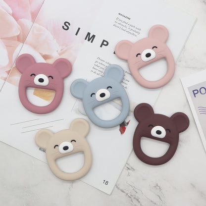 Silicone Baby Teething Toy Mouse Shape 10 Pieces Set 2