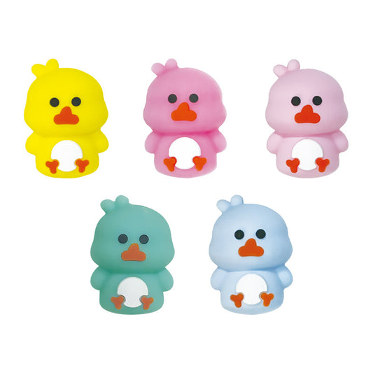 Silicone 3D Focal Beads Cartoon Chicken Side Profile