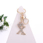 Alloy Diamond Letter Keychain Zinc Alloy Material A to Z Initial 5