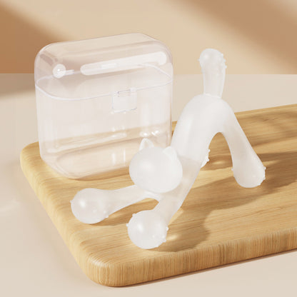 Silicone Kitten Shaped Teething Toy for Baby 13