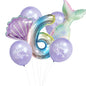 Mermaid Foil Balloon Set Birthday Party Decoration 9