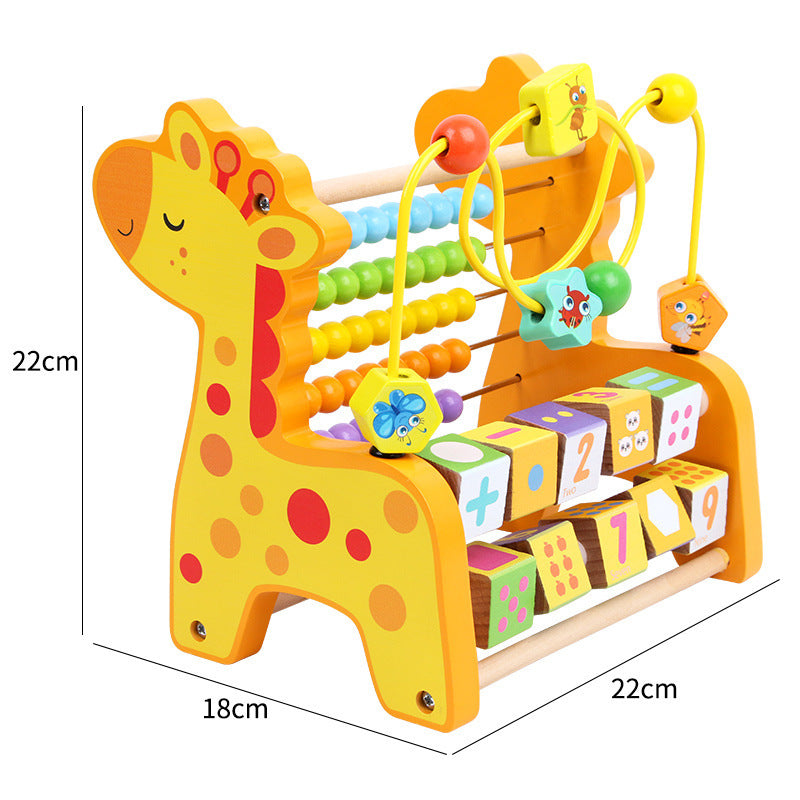 Wooden Bead Maze Montessori Toys Educational Activity for Toddlers 3