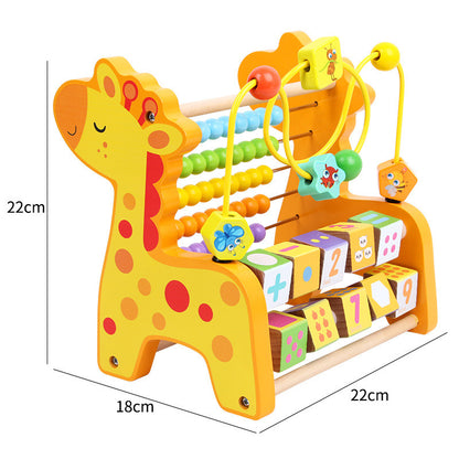 Wooden Bead Maze Montessori Toys Educational Activity for Toddlers 3
