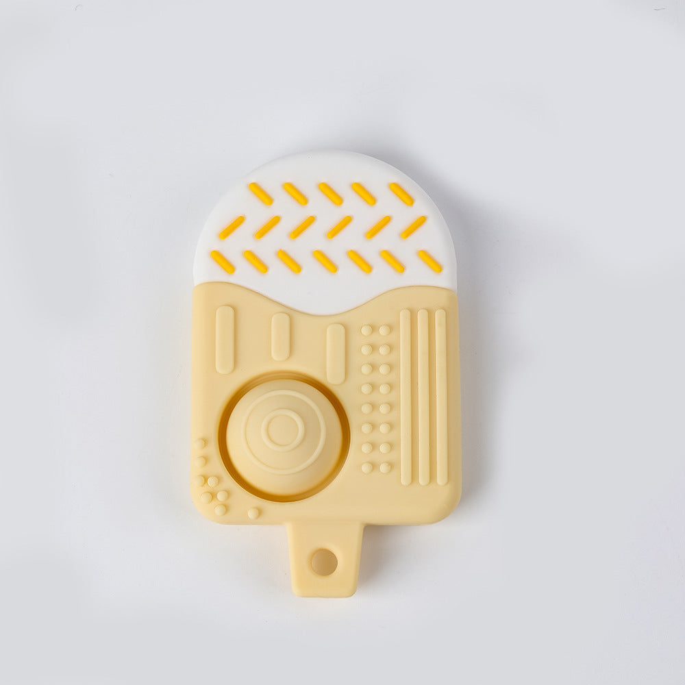 Macaroon Ice Cream Silicone Teething Toy for Baby 7