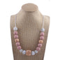Octagon Silicone Bead Necklace Adjustable Perimeter 61-70cm 7