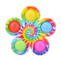 Silicone Pop It Fidget Toy Flower Shape Sensory Toy 6
