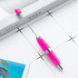 Portable Metal Beadable Pen Keychain Ballpoint Pens DIY Craft Supplies 9