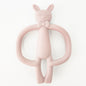 Silicone Baby Teether Rabbit Shape 2Pcs Set for Infant 7