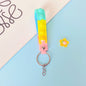 PVC Soft Rubber Bubble Wristband Keychain Novelty Toy 6