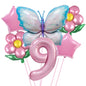 Butterfly Foil Balloon Set Birthday Party Decoration 40 Inch 20
