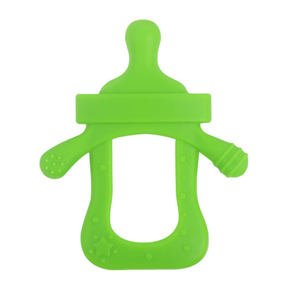 Silicone Baby Teething Toy Bottle Shape for Infant 12