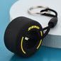 PVC Tire Keychain Car Accessory 14cm x 3.6cm Size 6