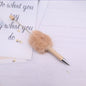 Fuzzy Plush Beadable Ballpoint Pens DIY Craft Supplies Decorative 16