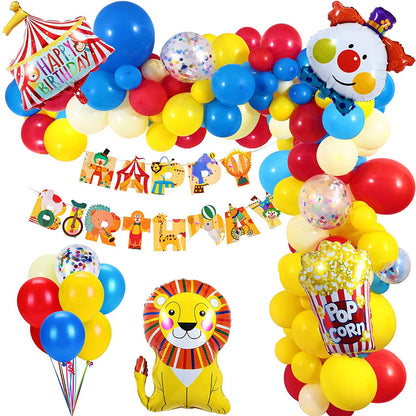 Circus Theme Foil Balloon Set Children Birthday Party Decoration 3