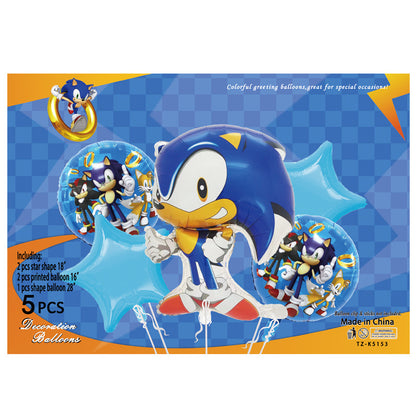 Cartoon Character Foil Balloon Set Kids Party Decoration 2 Sets 63