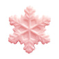20pcs Silicone Focal Beads Snowflake Front Facing Detailed Design 11