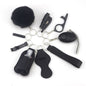 Outdoor Self Defense Alarm Whistle Pompom Keychain 10 Pack 34