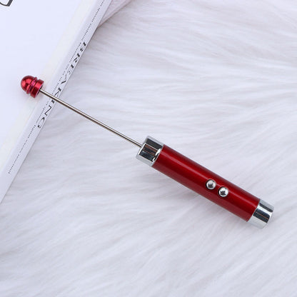 Beadable Flashlight Aluminum Alloy LED Infrared Banknote Verification DIY 7
