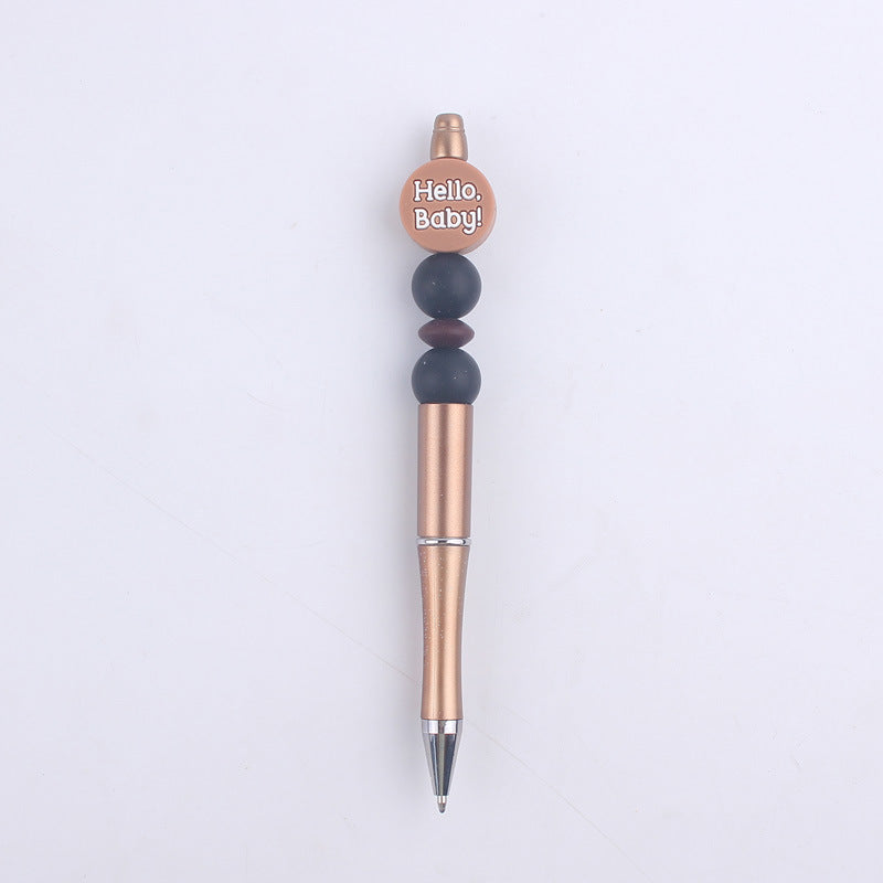 Milk Bottle Silicone Beaded Pens Handmade Office School Supplies 20