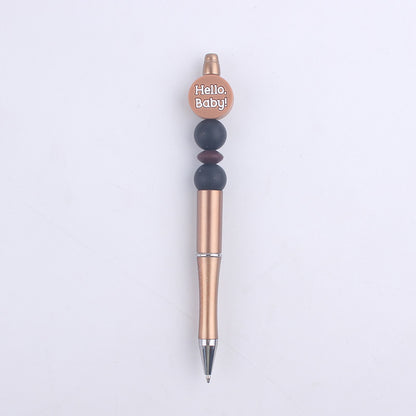 Milk Bottle Silicone Beaded Pens Handmade Office School Supplies 20