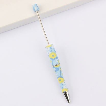 Printed Pattern Beadable Ballpoint Pens DIY Craft Supplies 19