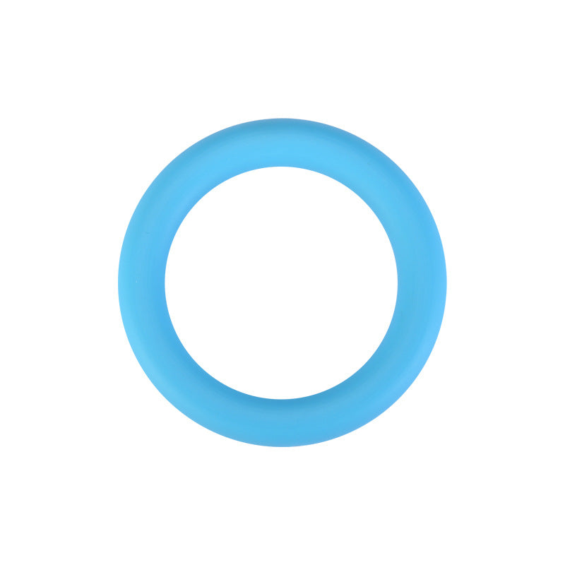 65mm Silicone Beads Solid Color Round Rings 3