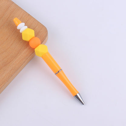 Colored Silicone Beaded Pens Handmade Office School Supplies Set 8