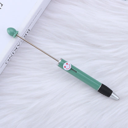 Creative Diy Printable Logo Happy Expression Plastic Beadable Ballpoint Pen 13