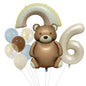 Teddy Bear Foil Balloon Set Birthday Party Decoration 20x15cm 8