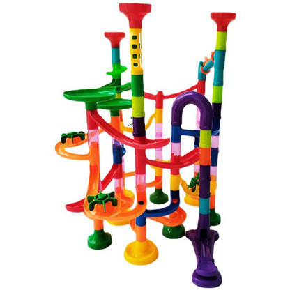 Plastic Marble Run Assembled Three-Dimensional Track Toy 24.5cm 2
