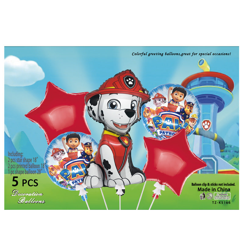 Cartoon Character Foil Balloon Set Kids Party Decoration 2 Sets 69