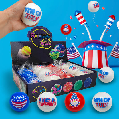 TPR Sensory Stress Ball Independence Day Theme 6cm Diameter 5
