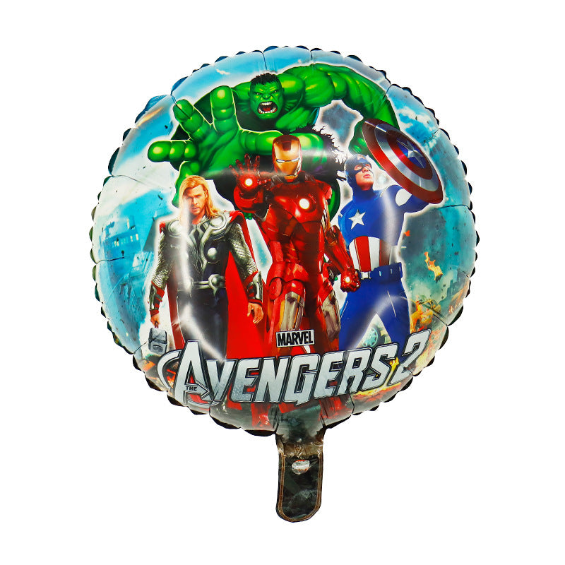 Superhero Round Foil Balloons Party Decoration 50pcs 18 Inch 20