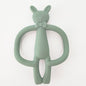 Silicone Baby Teether Rabbit Shape 2Pcs Set for Infant 9