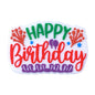 20Pcs Silicone Focal Beads Happy Birthday Party Balloon Cake Heart 8