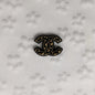20Pcs Silicone Focal Beads Designer Interlocking C Logo Shape 8
