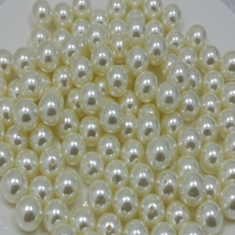 3mm-16mm Creamy White Imitation Pearl Acrylic Beads Jewelry Making 5