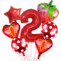 Strawberry Foil Balloon Set Party Decoration 32 Inch 7