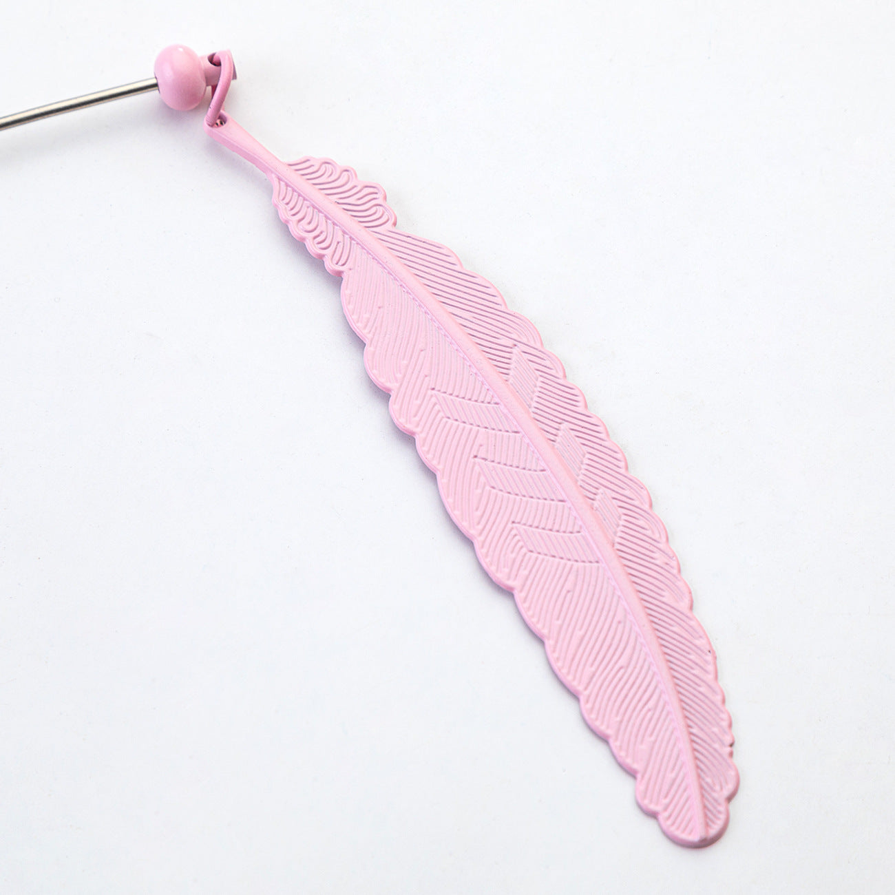 Beadable Feather Bookmarks Metal DIY Craft Supplies 19.6x2.4cm 3